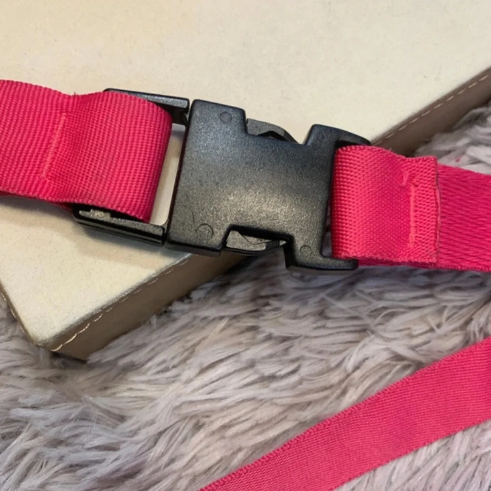 🌹Nike • Pink 'Dedicated To' Adjustable Lanyard